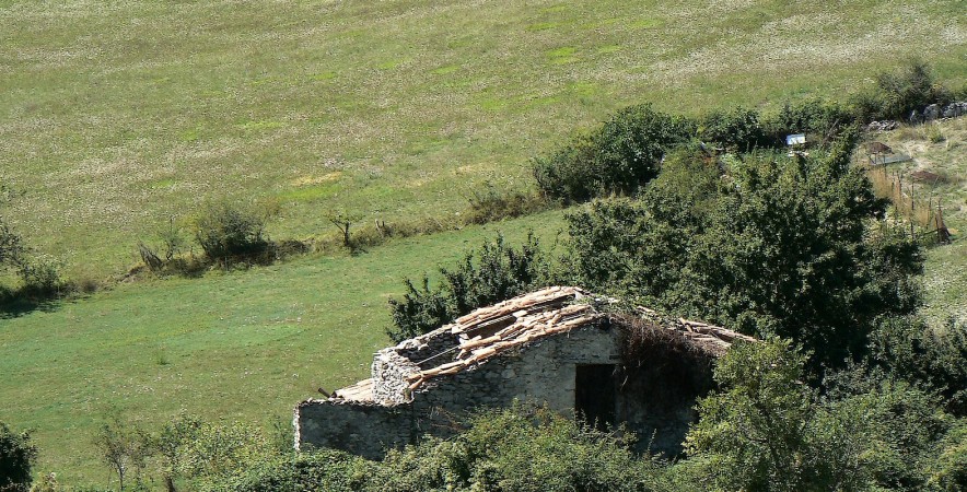 Ruined casale