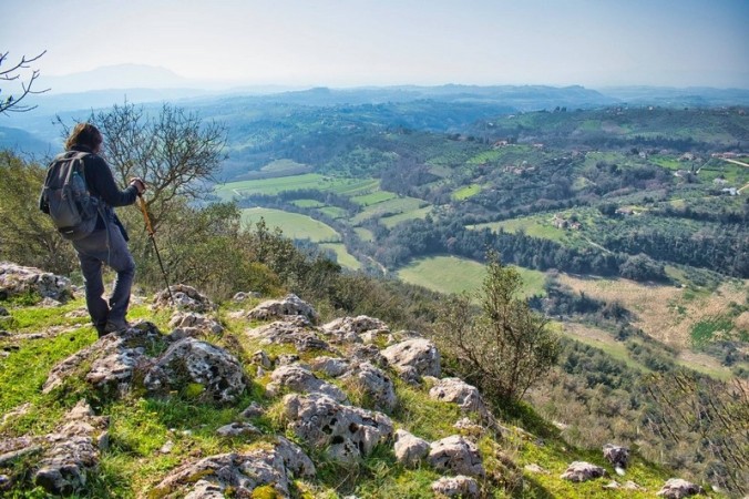 View of the Ager Foronovanum