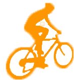 bici arancio