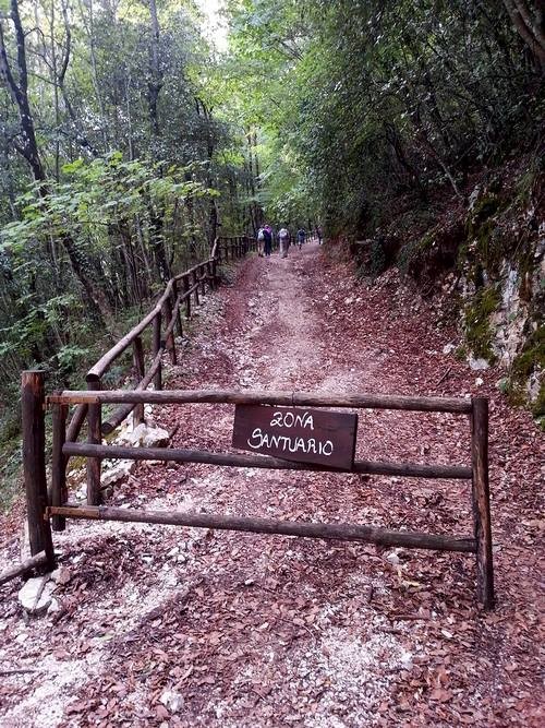 Ingresso al santuario